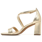 Tiff Heeled Sandal - Dark Gold