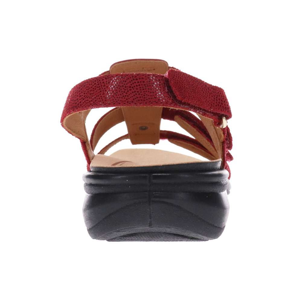 Toledo Back Strap Sandal - Cherry French/Lizard