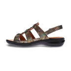 Toledo Slingback Sandal - Peacock Python