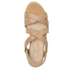 Unique Wedge Sandal - Bamboo