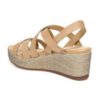 Unique Wedge Sandal - Bamboo