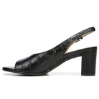 Vale Slingback - Black Croc