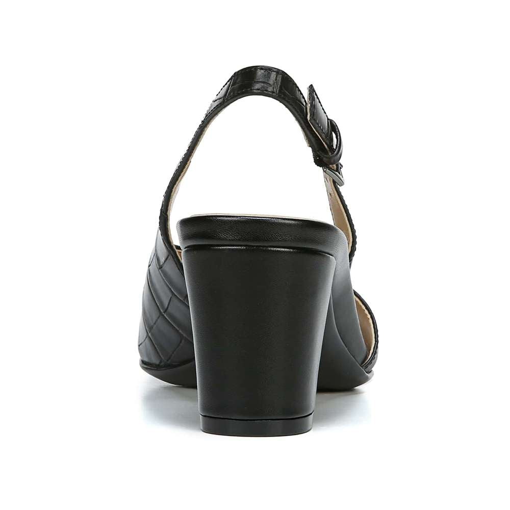 Vale Slingback - Black Croc