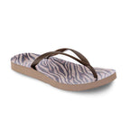 Venice Print Women's Toe Post Sandal - Tiger