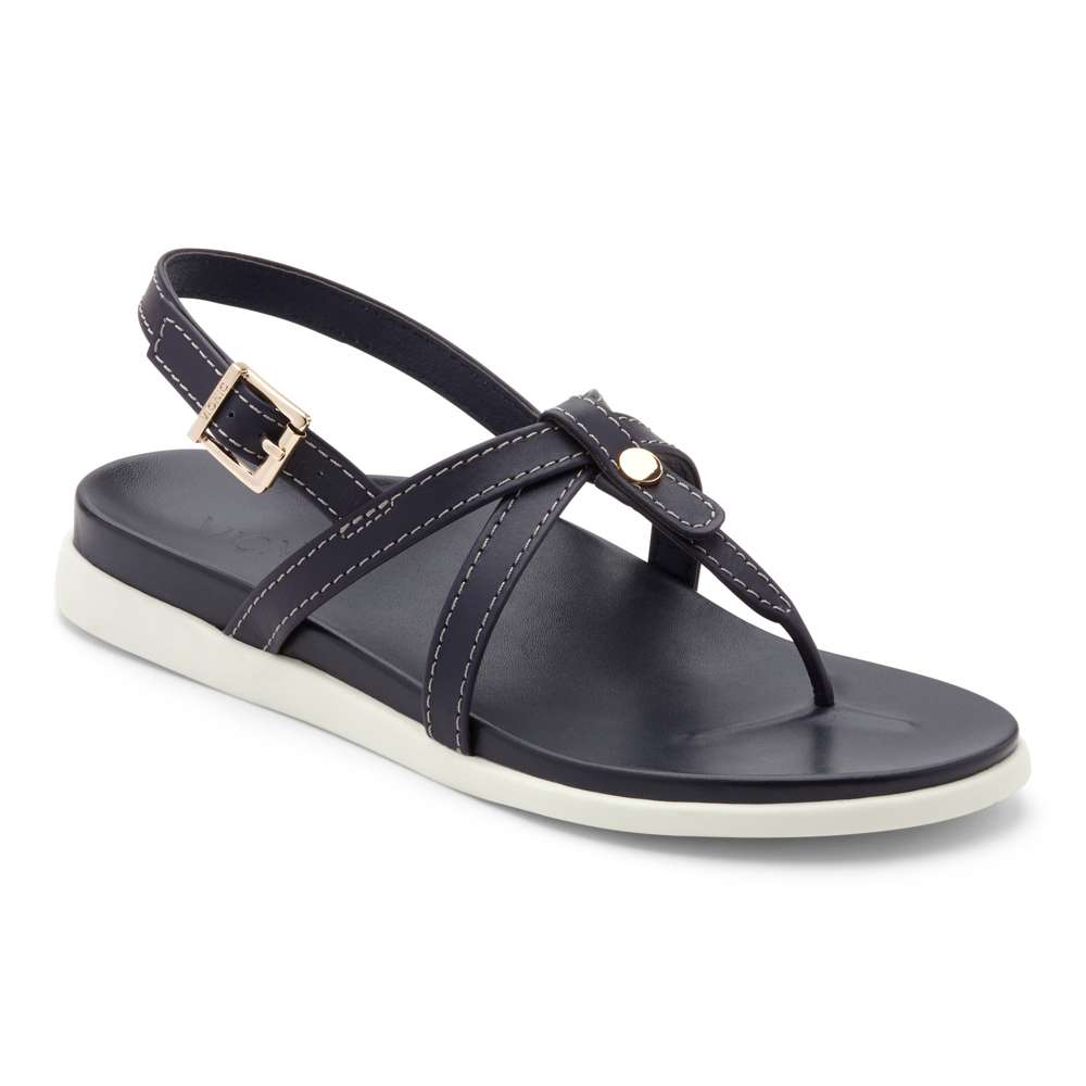 Veranda Back Strap Sandal - Navy