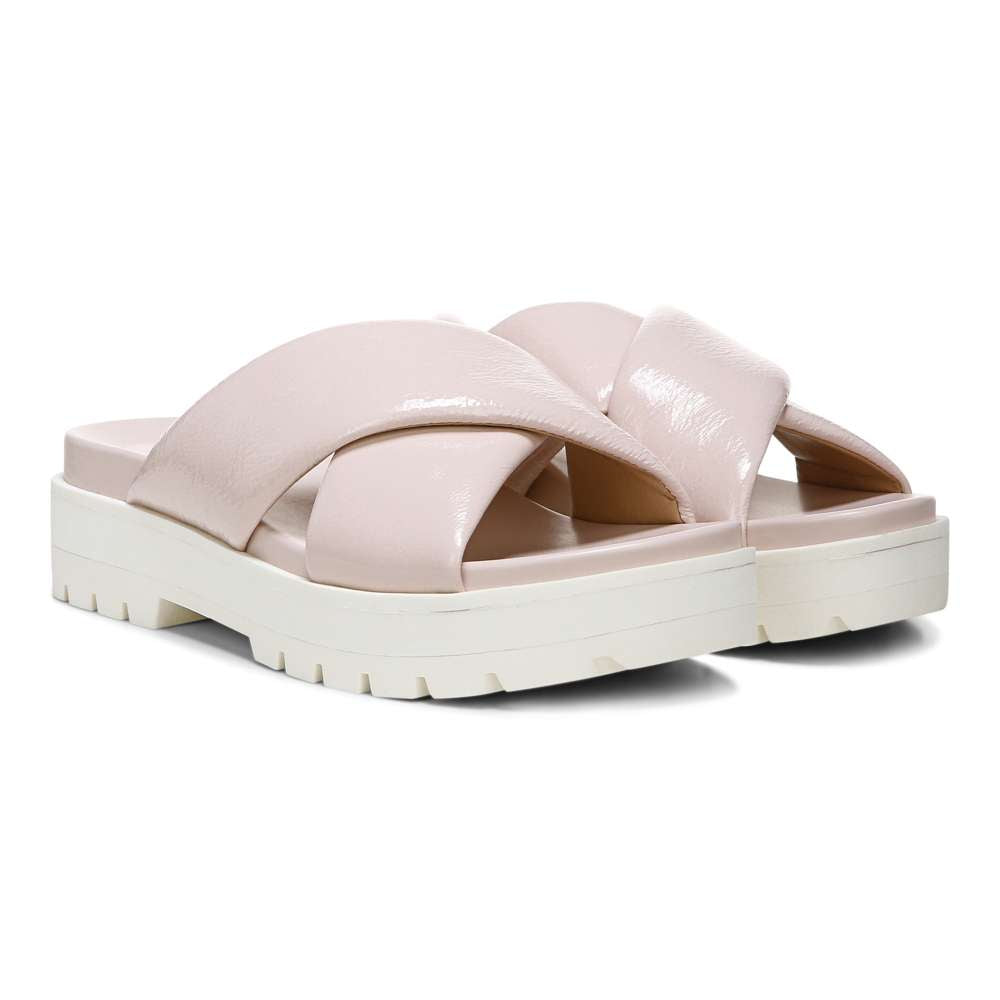 Vesta Flatform Lug Sandal - Peony