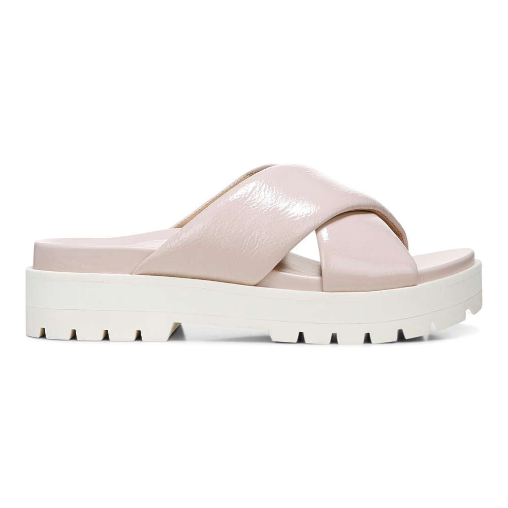 Vesta Flatform Lug Sandal - Peony
