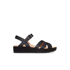 Violet Platform Sandal - Black