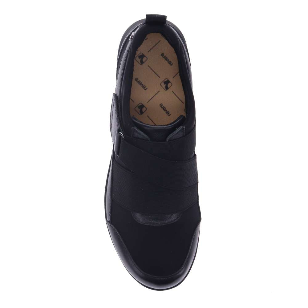Virginia Adjustable Casual Sneaker - Black French