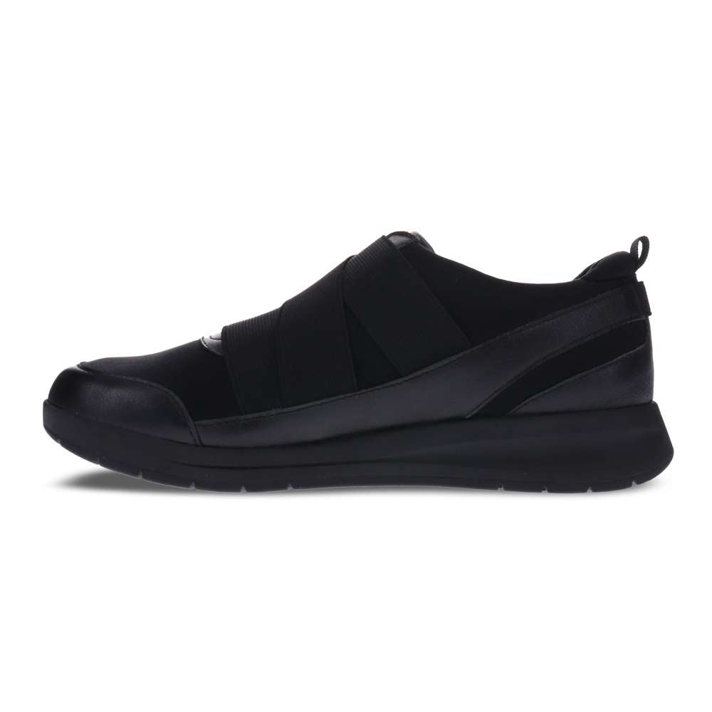 Virginia Adjustable Casual Sneaker - Black French