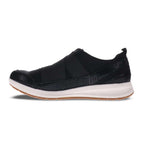 Virginia Adjustable Casual Sneaker - Black Lizard