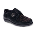 Ward Loafer - Black/Animal Stretch