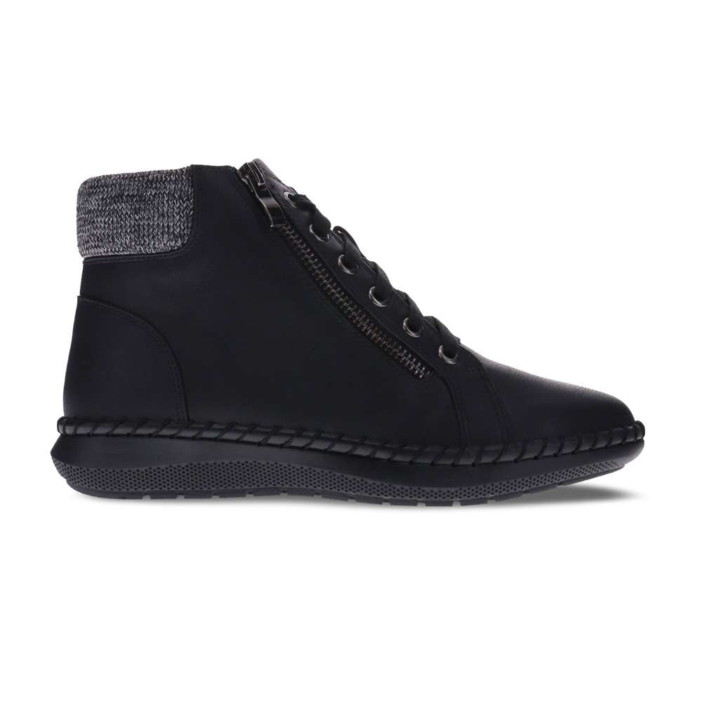 Willow Zip Bootie - Black