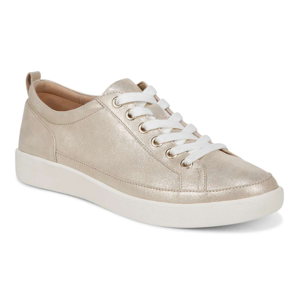 Winny Lace-Up Casual Sneaker - Gold