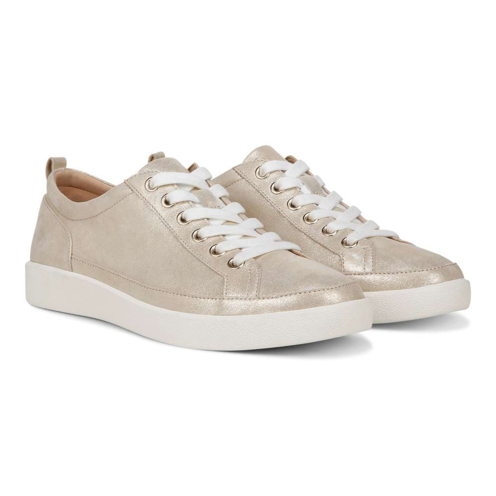 Winny Lace-Up Casual Sneaker - Gold