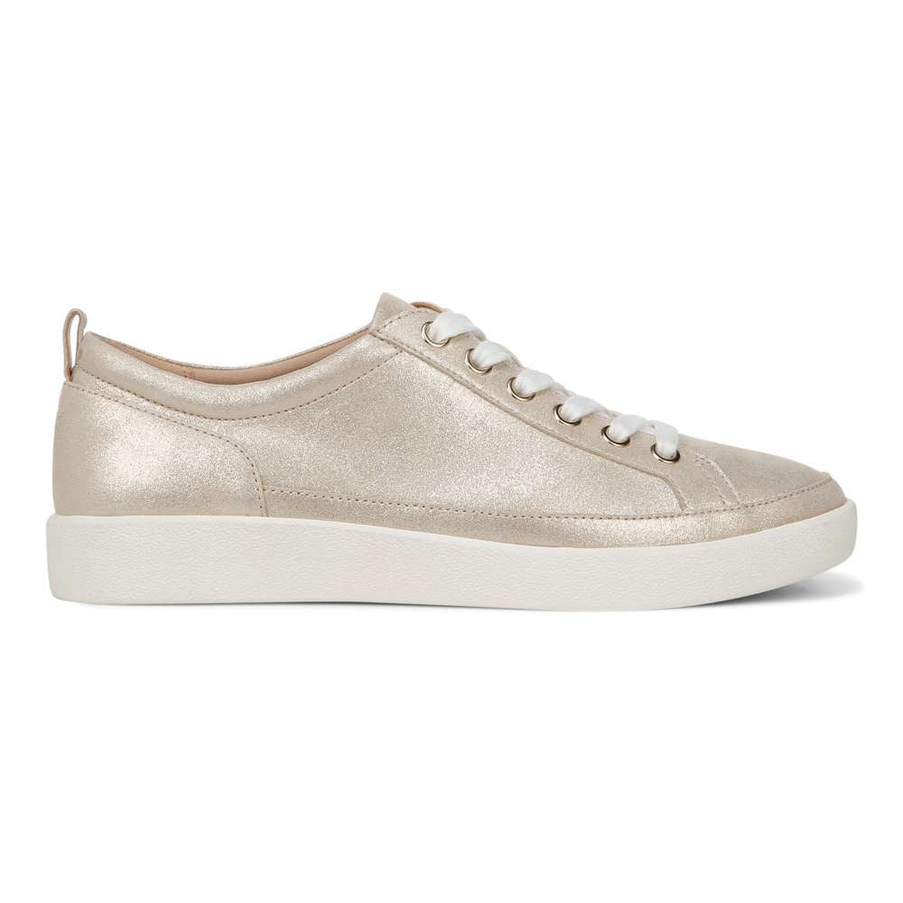 Winny Lace-Up Casual Sneaker - Gold