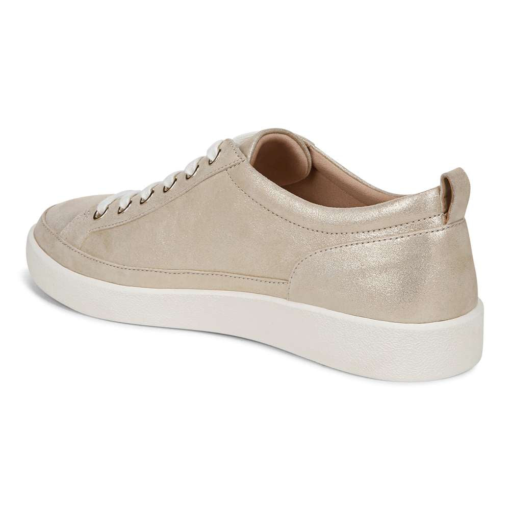 Winny Lace-Up Casual Sneaker - Gold