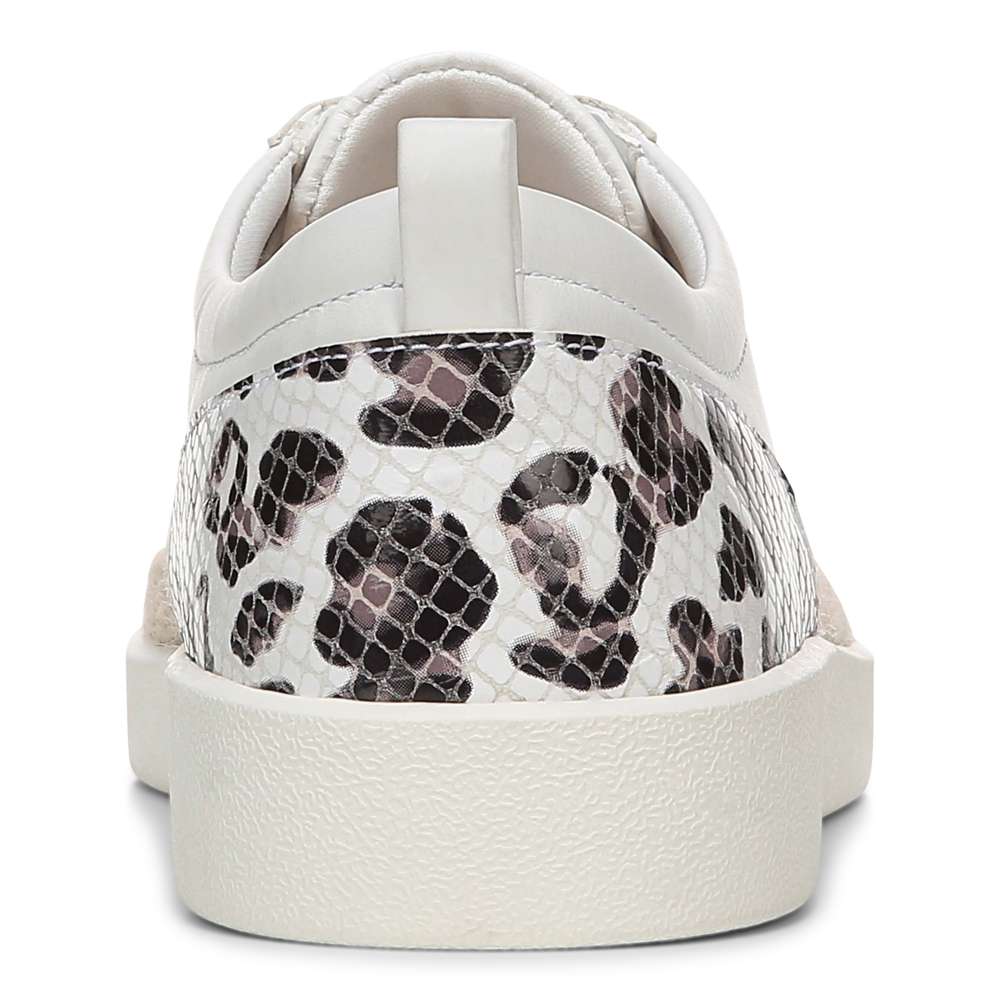 Winny Lace-Up Casual Sneaker - White Leopard
