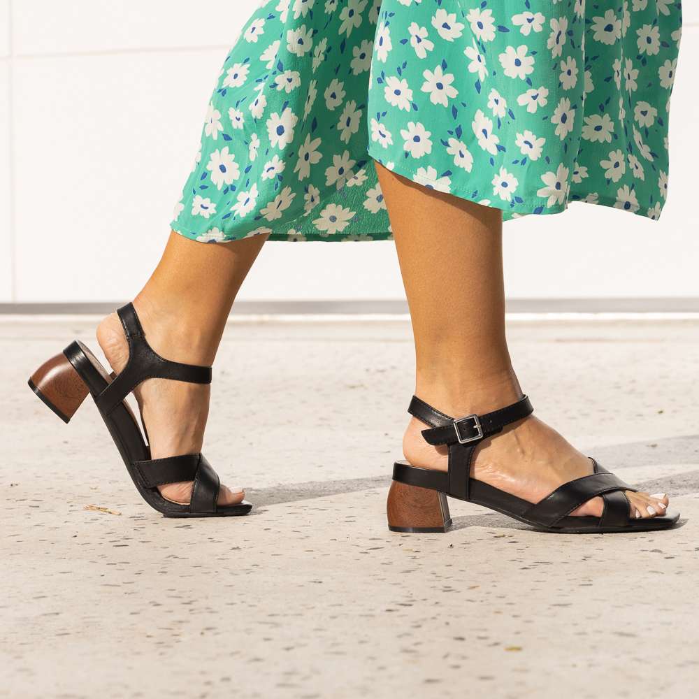 Yara Heeled Sandal - Soft Gold