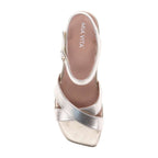 Yara Heeled Sandal - Soft Gold