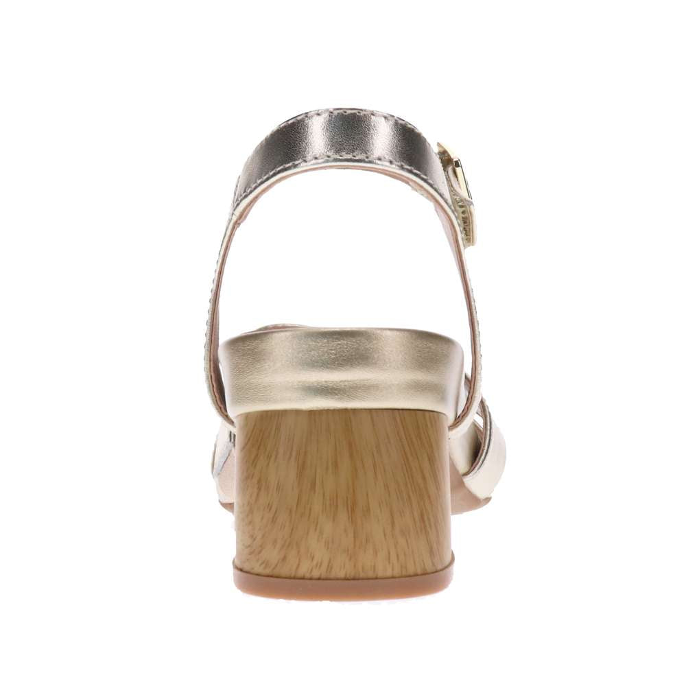 Yara Heeled Sandal - Soft Gold