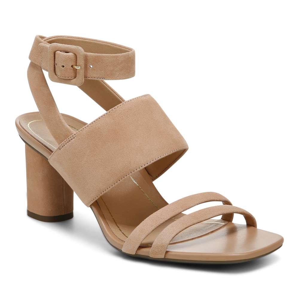 Yasmin Heeled Sandal - Macaroon