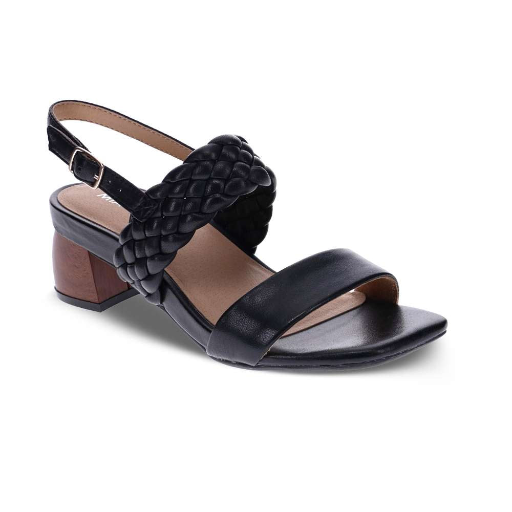 Yuki Heeled Sandal - Black