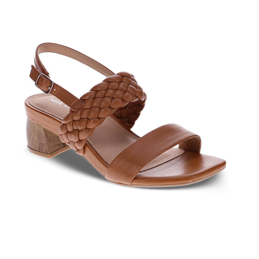 Yuki Heeled Sandal - Tan