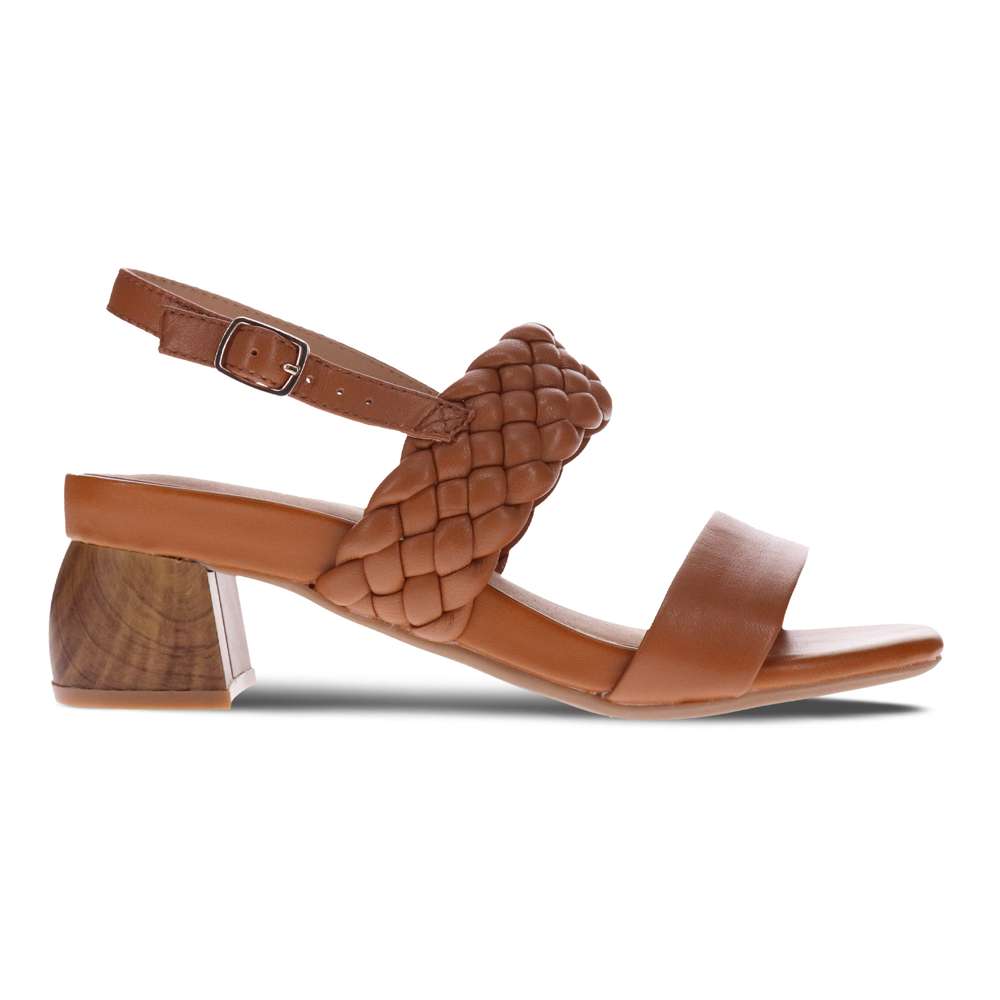 Yuki Heeled Sandal - Tan