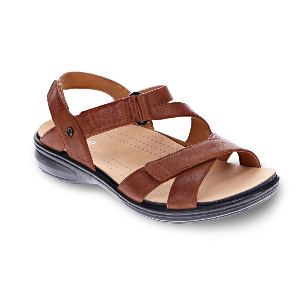 Zanzibar Adjustable Sandal - Cognac
