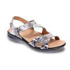 Zanzibar Adjustable Sandal - Natural Snake
