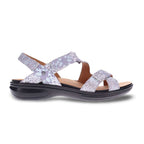 Zanzibar Adjustable Sandal - Teal Snake