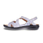 Zanzibar Adjustable Sandal - Teal Snake