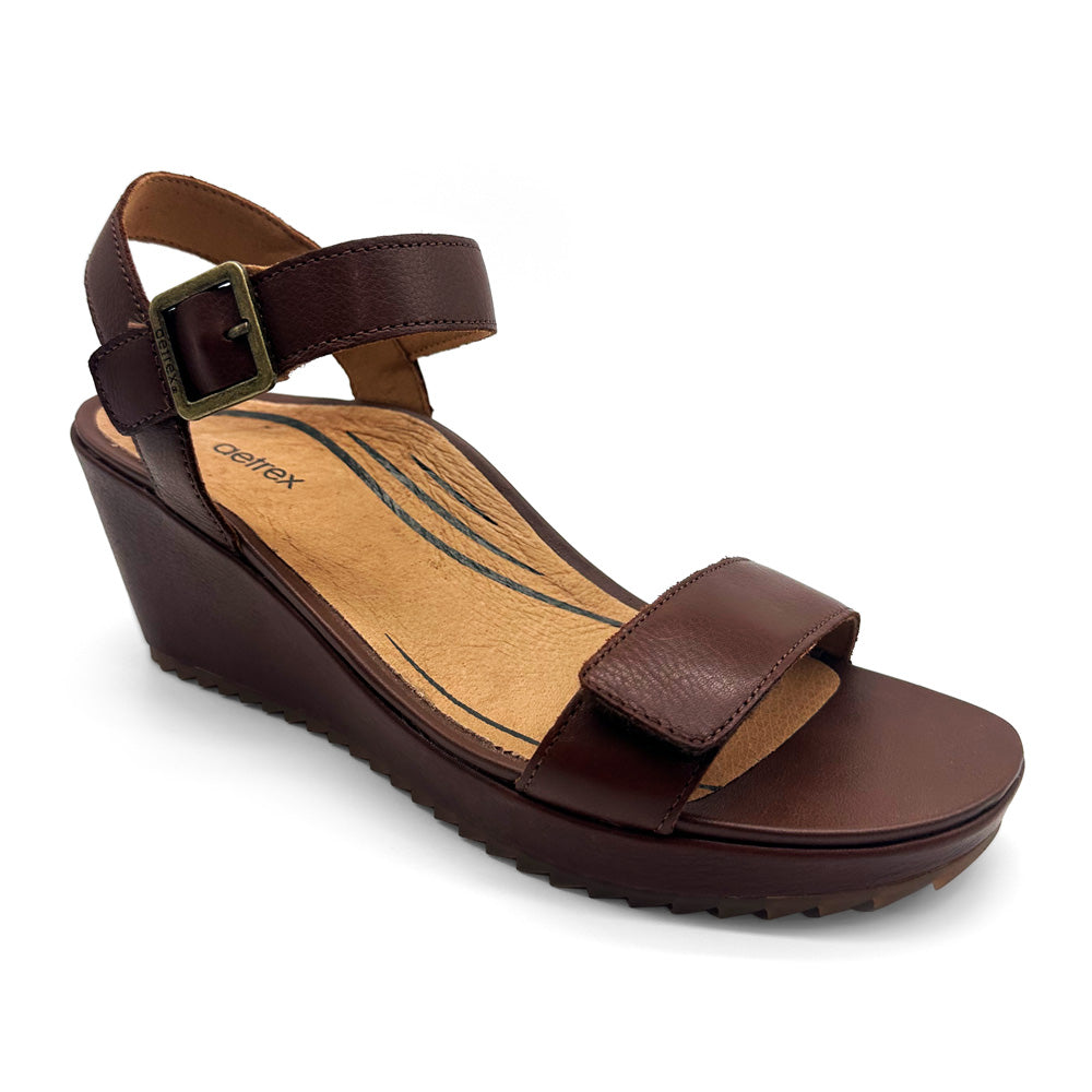 Aetrex Women's Andrea Walnut
