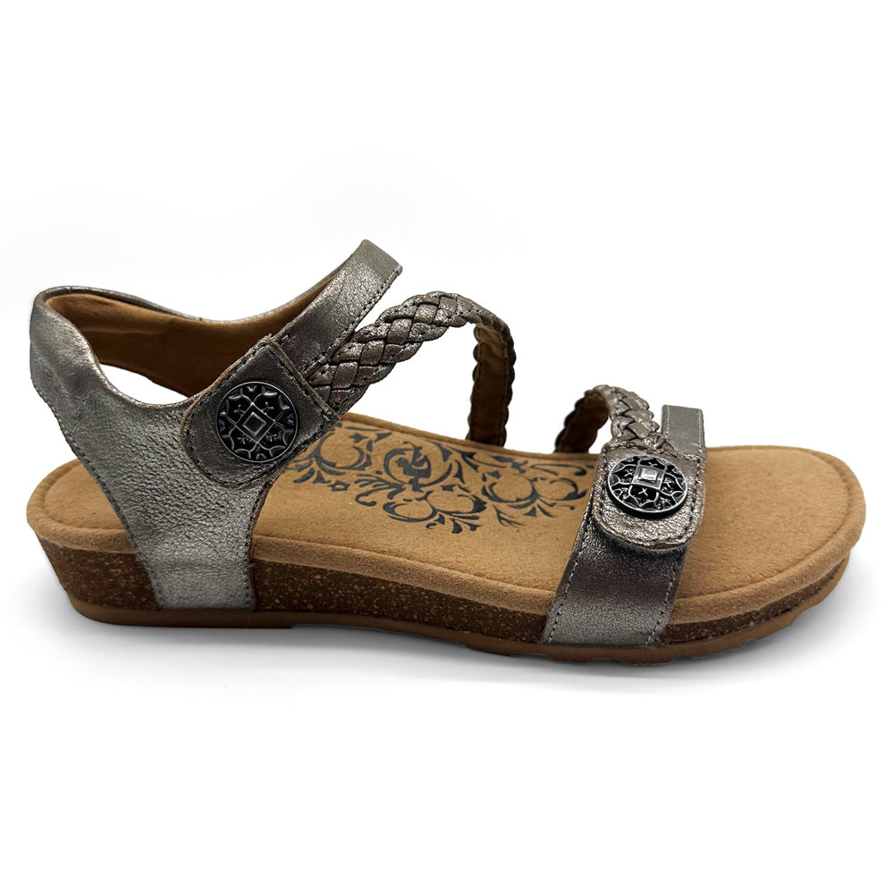 Aetrex Women's Jillian Brushed Silver