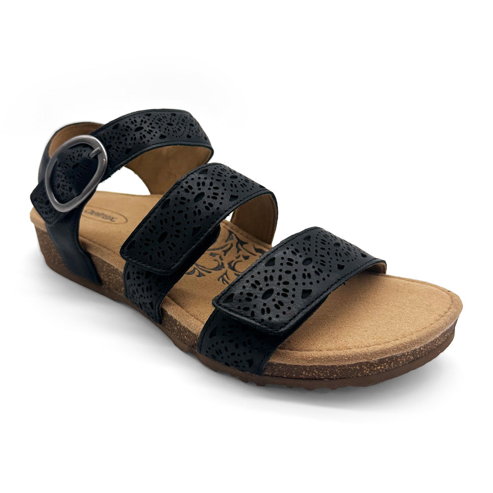 Aetrex Women's Lilly Black Cutout