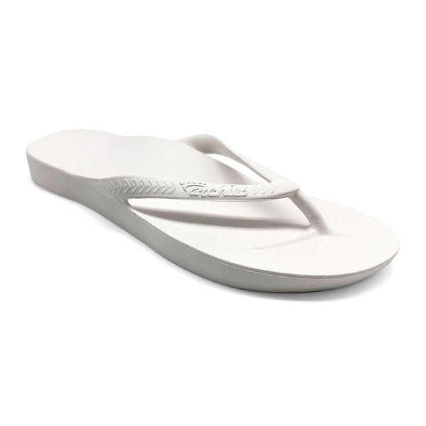 Archies Arch Support Unisex Thong White