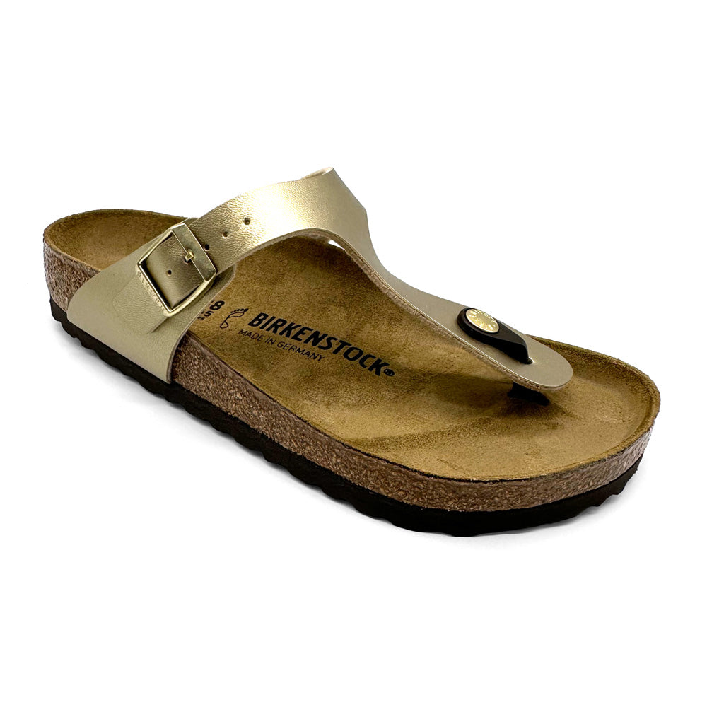 Birkenstock Gizeh Birko Flor Gold