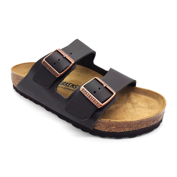 Birkenstock Women's Arizona Smooth Leather Dark Brown