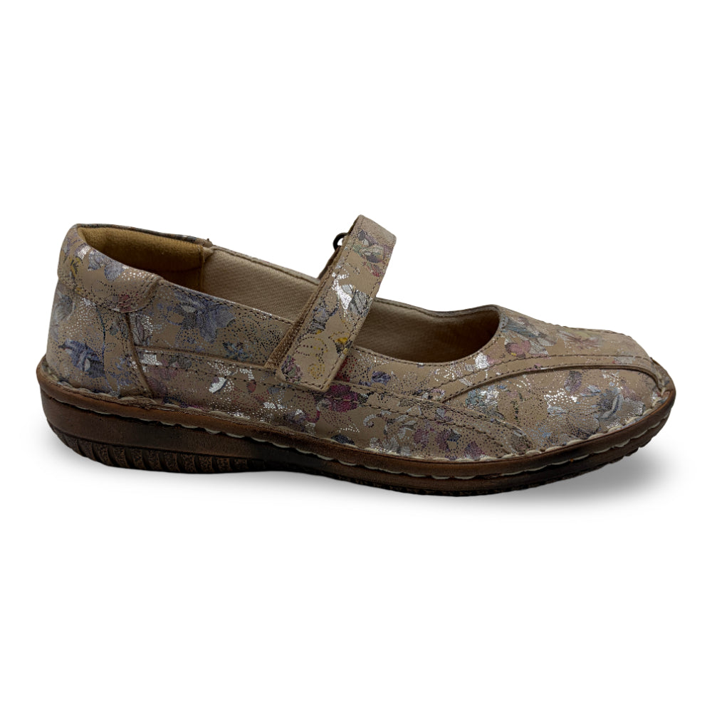 Cabello Women's 341-27P Beige Floral