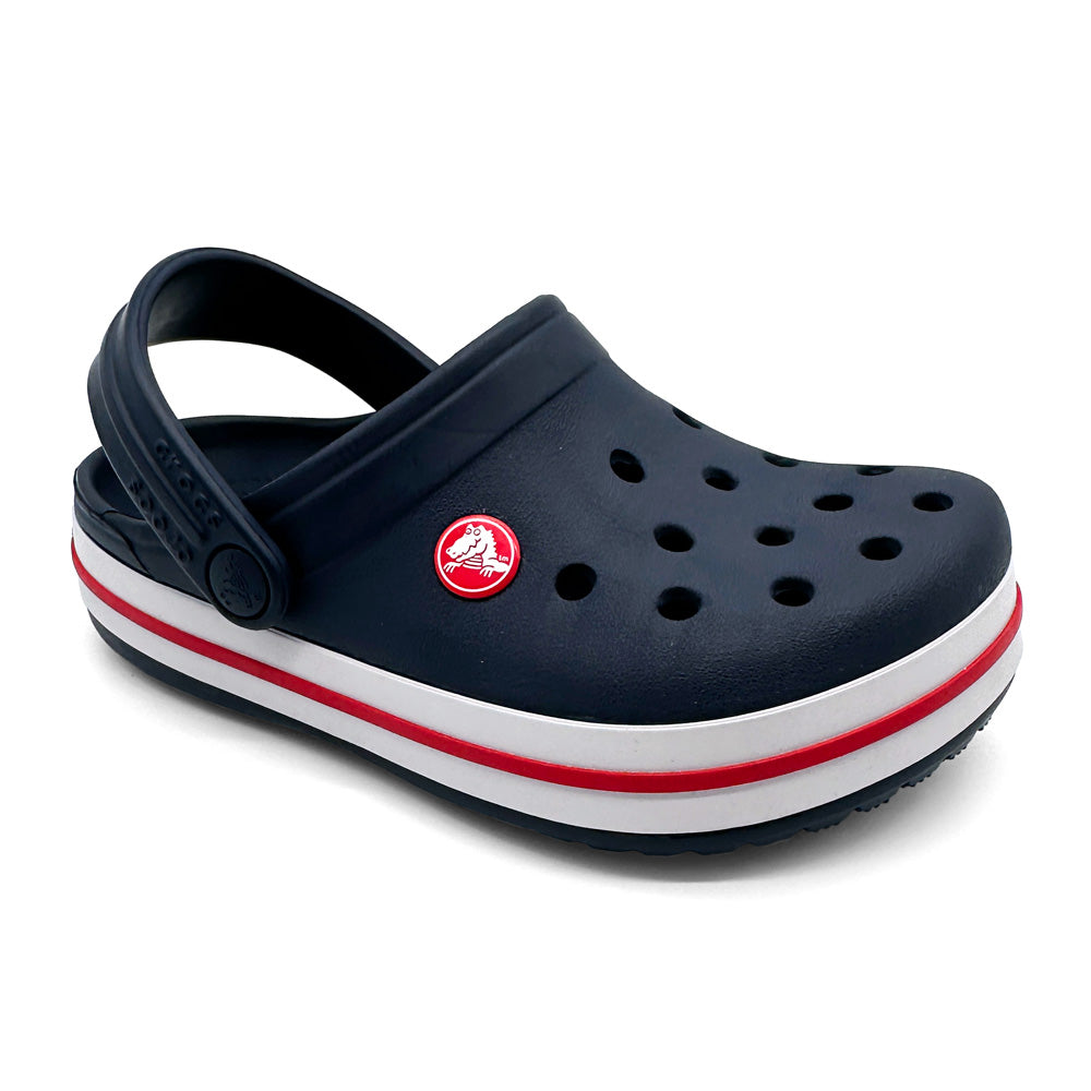 Crocs Kids 207005-485 Crocband Clog T Navy/Red