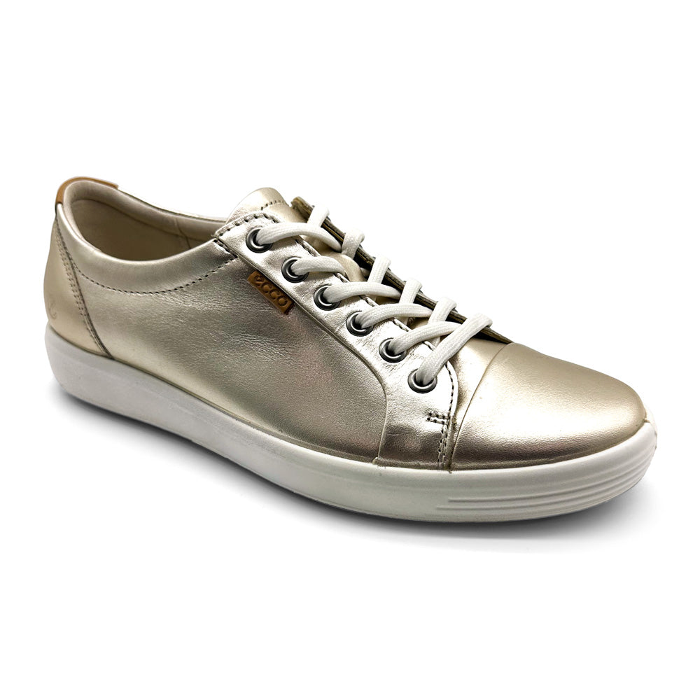 ECCO Women's Soft 7 Pure White Gold
