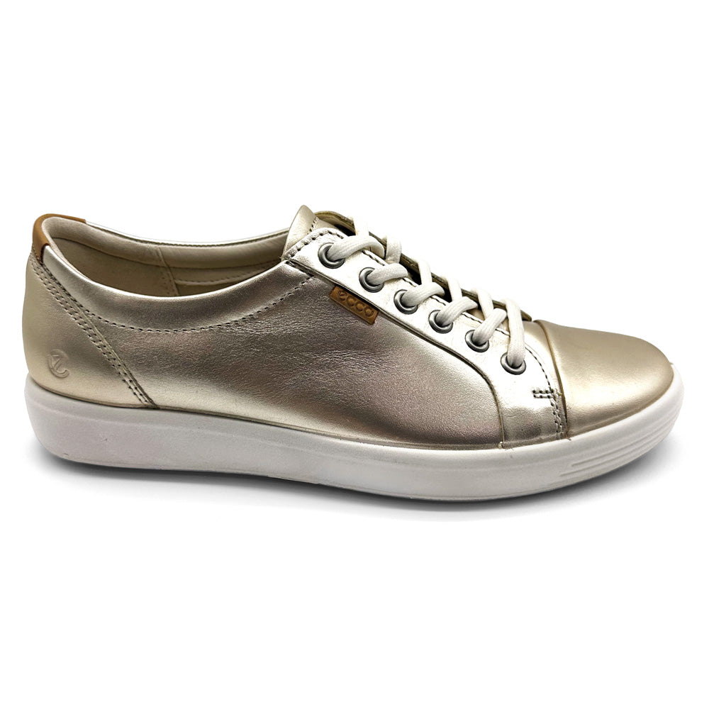 ECCO Women's Soft 7 Pure White Gold