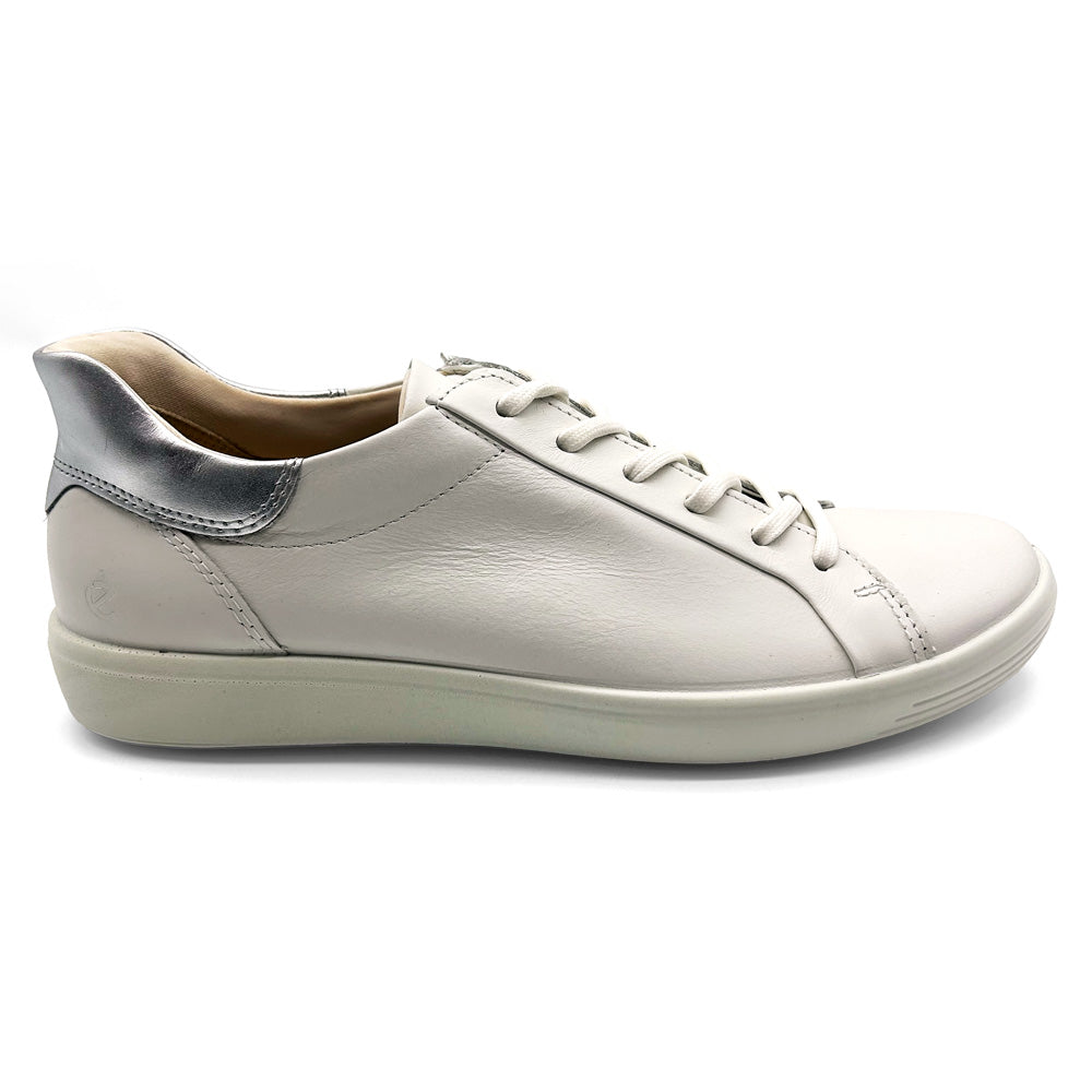ECCO Women's Soft 7 White/Pure Silver
