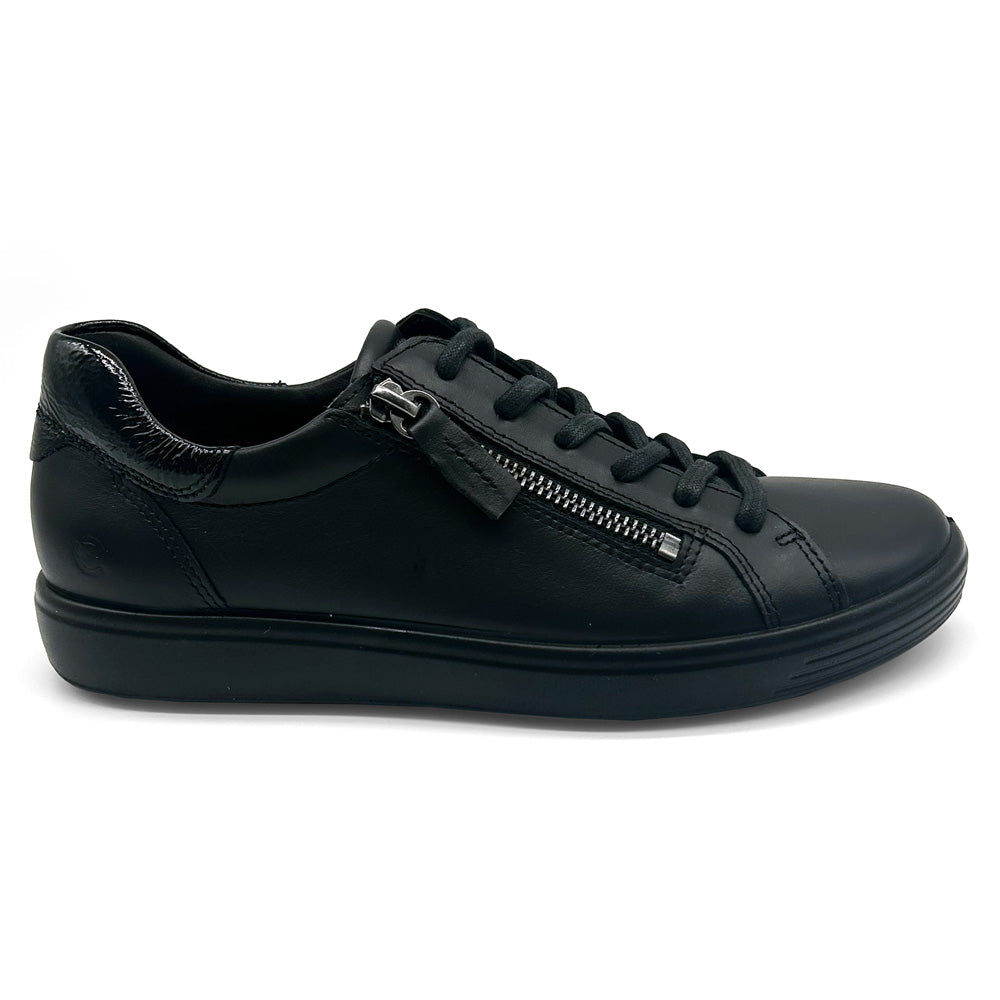 ECCO Women's Soft 7 Zip Black/Black