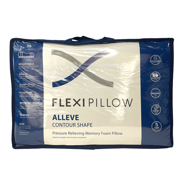 Flexi Pillow - Alleve Contour Memory Foam Pillow