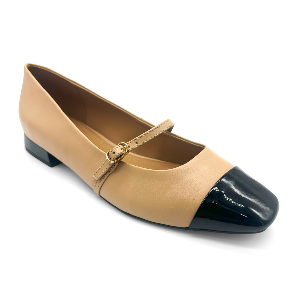 Gino Ventori Women's Maree Nude/Black Suede