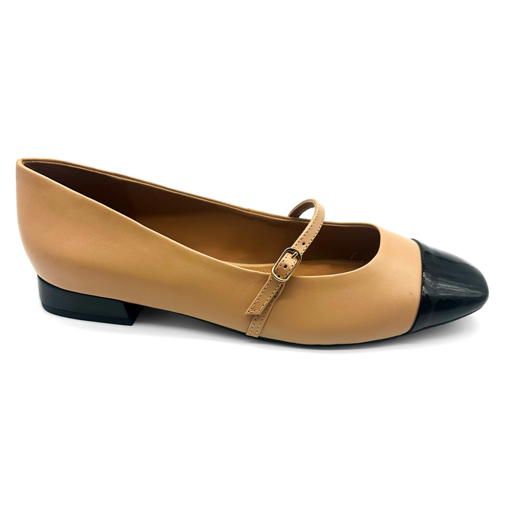 Gino Ventori Women's Maree Nude/Black Suede