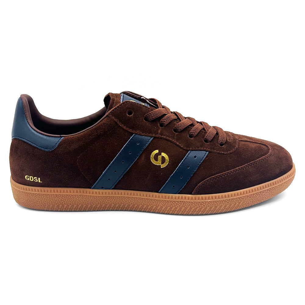 Goodsole Men's 2001 Parallel Coffee/Navy Suede