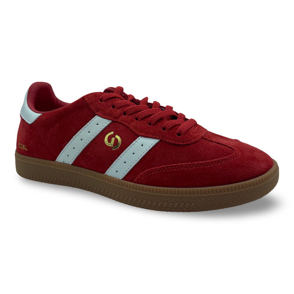 Goodsole Women's 2001 Parallel Auroa Red Suede
